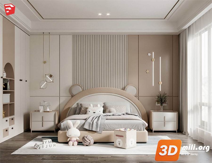 Children Room Scenes Skp FIles 